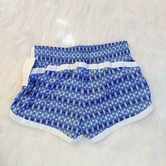 New Gap Gsprint Shorts Blue Geo Size XS - Picture 3 of 3